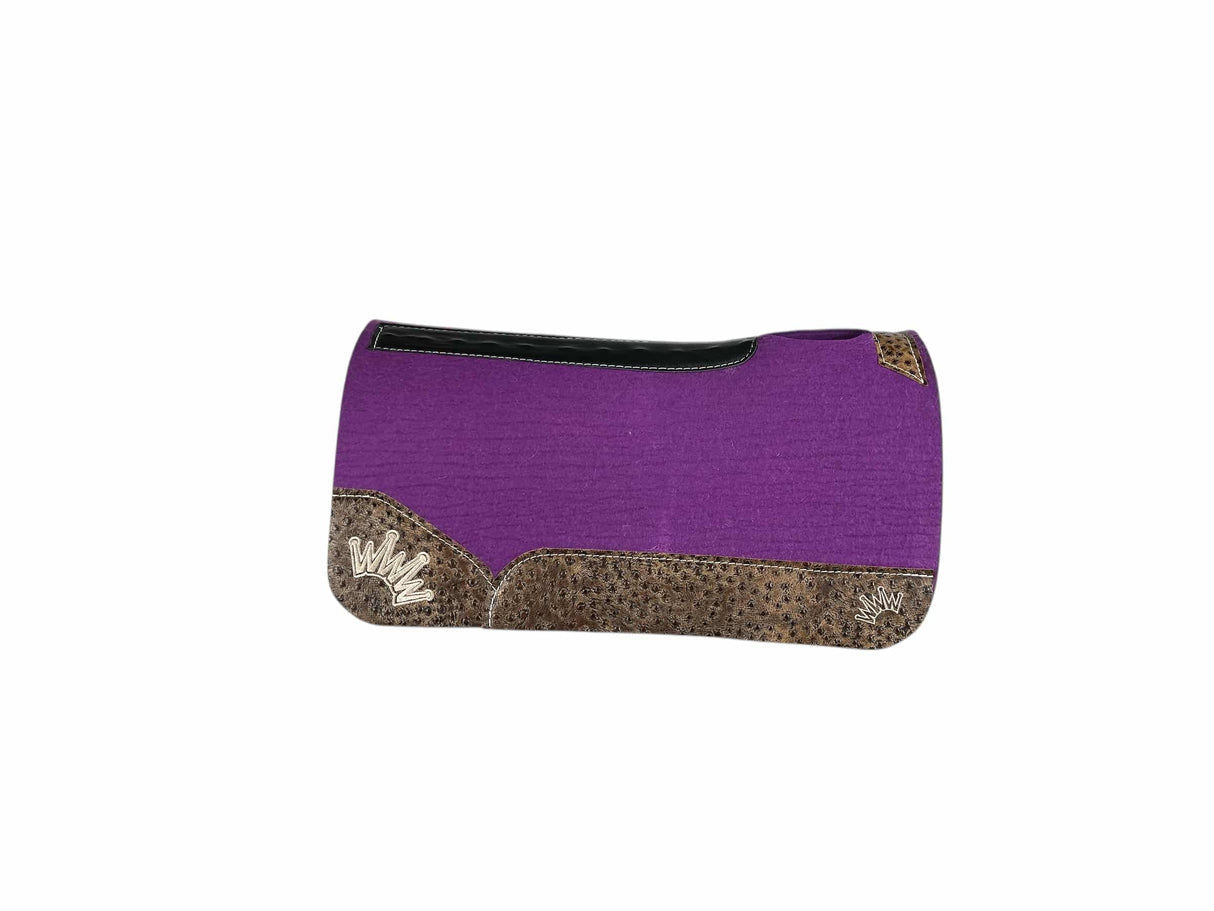 30x30 1" Kush Purple Wool Saddle Pad (#116008)