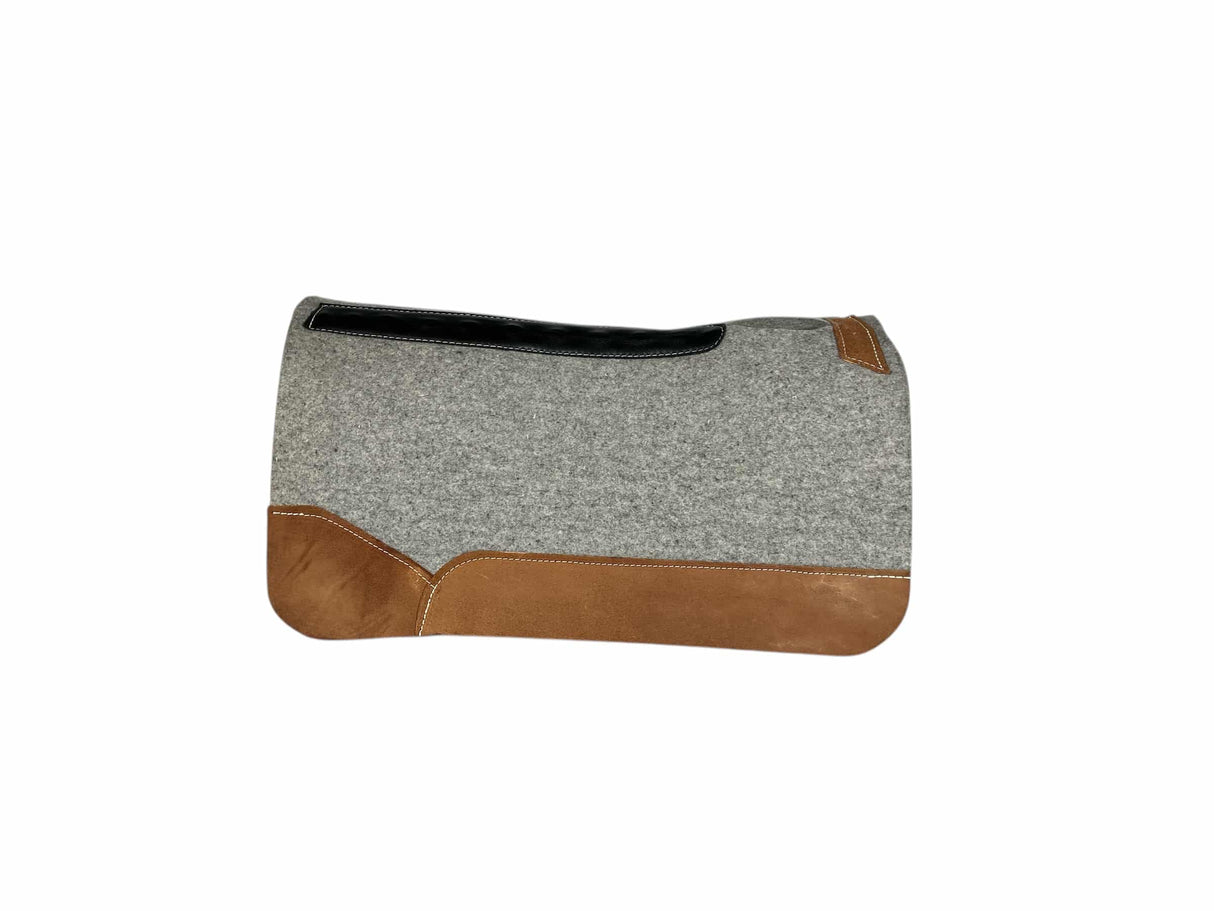 32x32 1.25" Kush Gray Wool Saddle Pad (#116669)