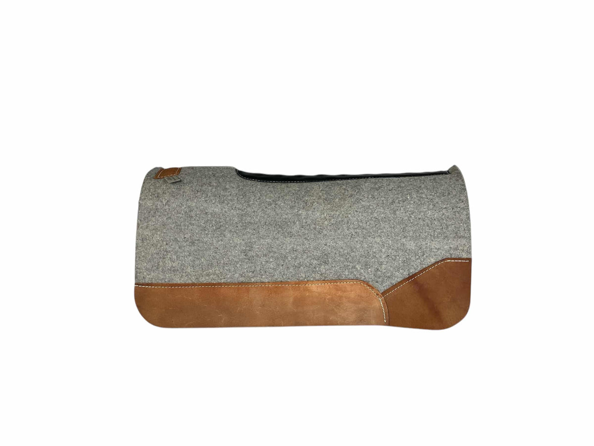 32x32 1.25" Kush Gray Wool Saddle Pad (#116669)