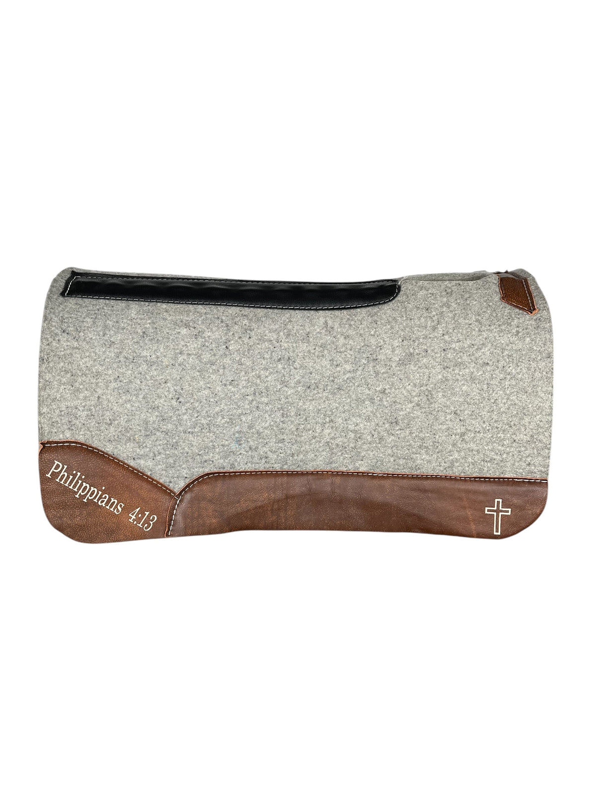 32x32 1" Gray Kush Wool Saddle Pad (#122455)