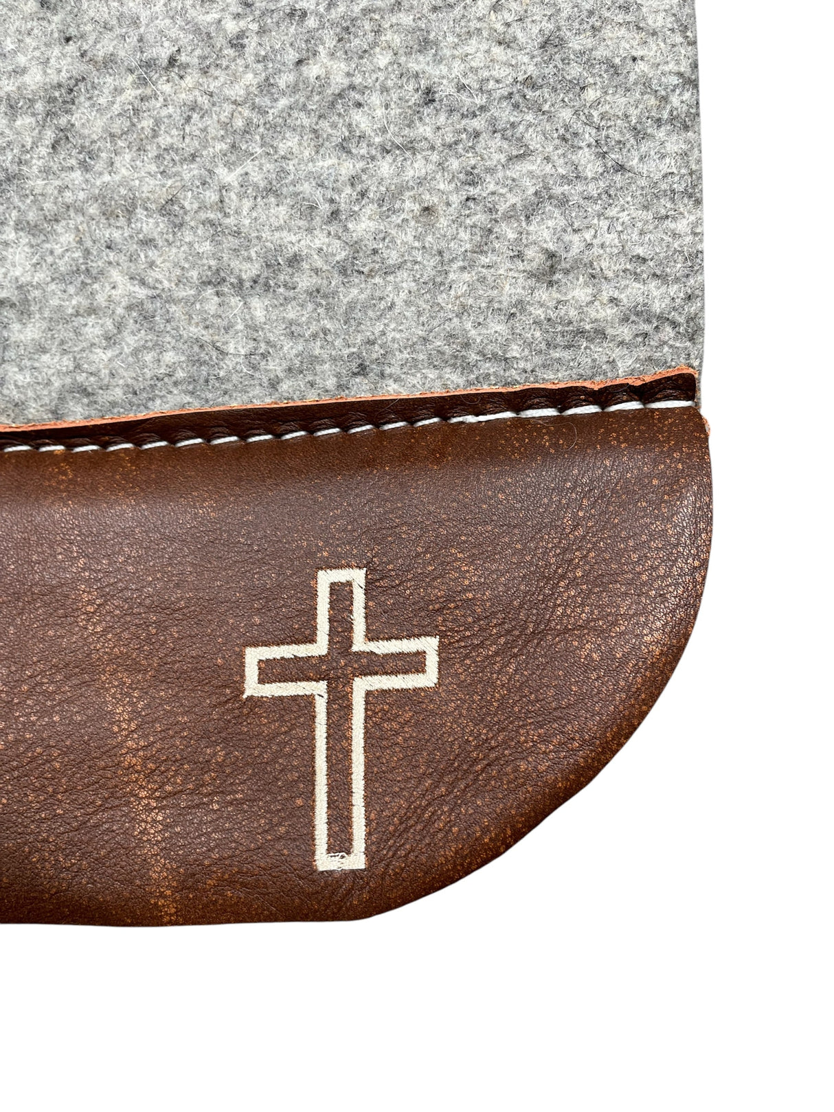 32x32 1" Gray Kush Wool Saddle Pad (#122455)