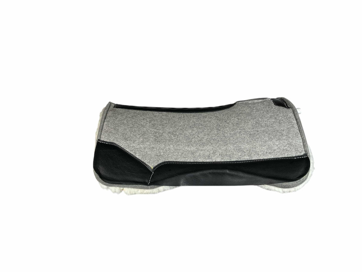 30x30 3/4" Gray Kush Fleece Saddle Pad (#122415)