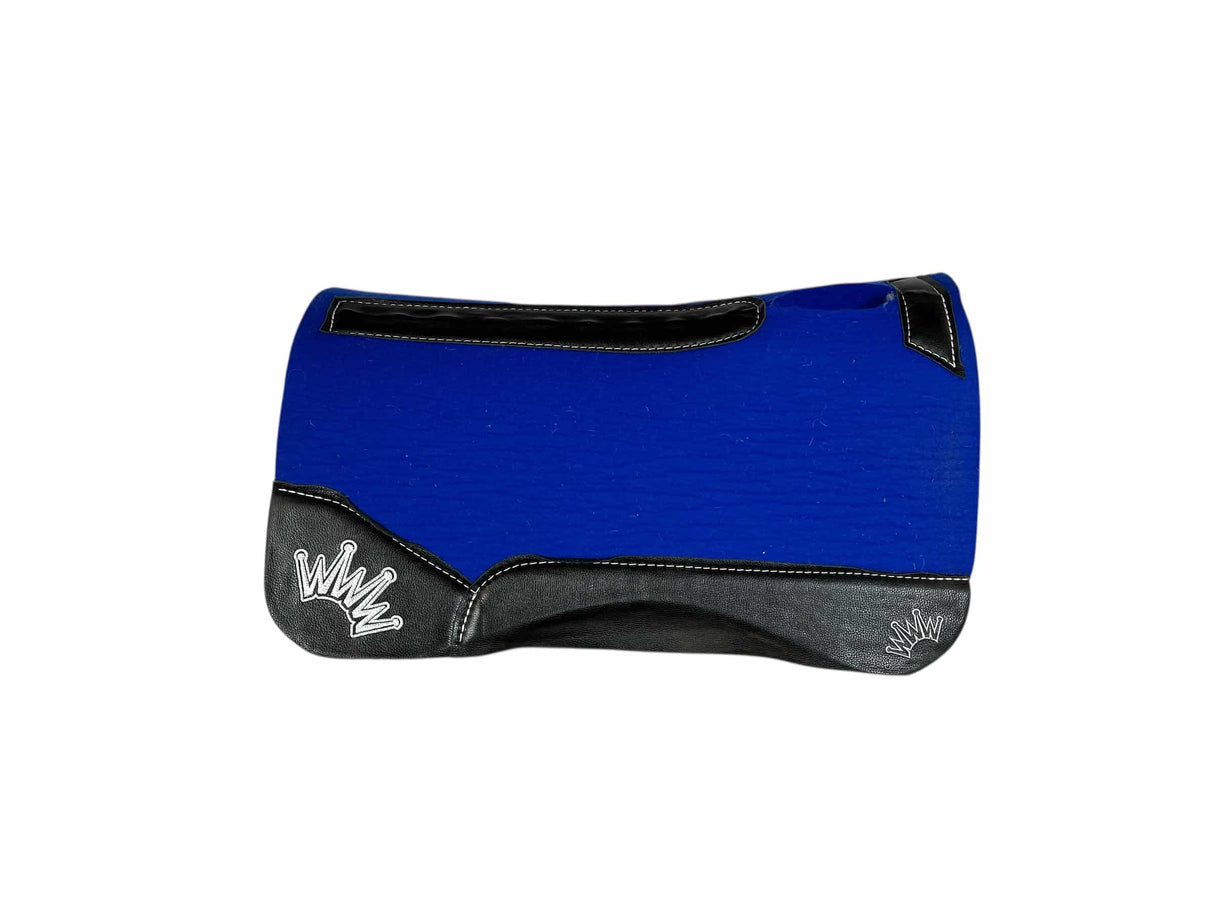 28x28 1" Kush Blue Wool Saddle Pad (#121718)