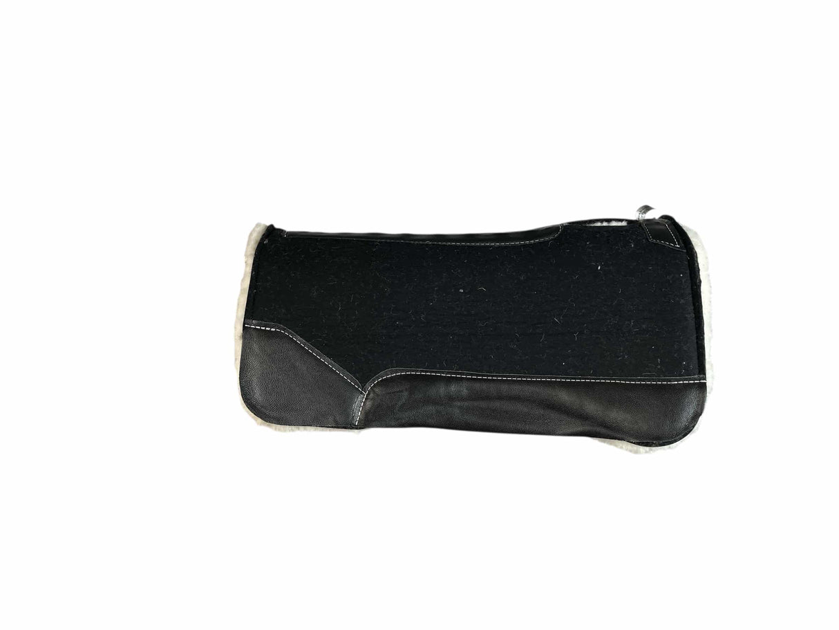 32x32 3/4" Black Kush Fleece Saddle Pad (#122624)