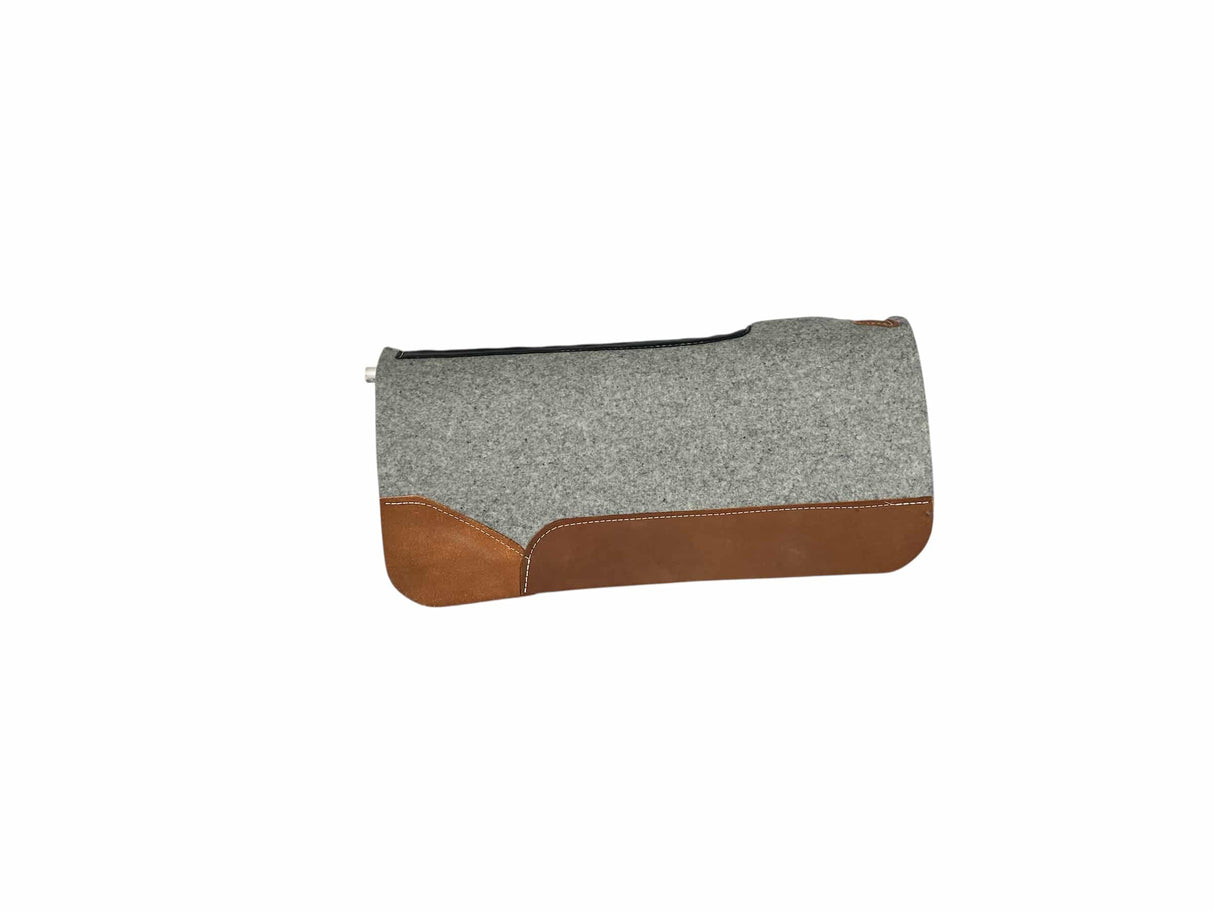 32x32 3/4" Kush Gray Wool Saddle Pad (#122391)