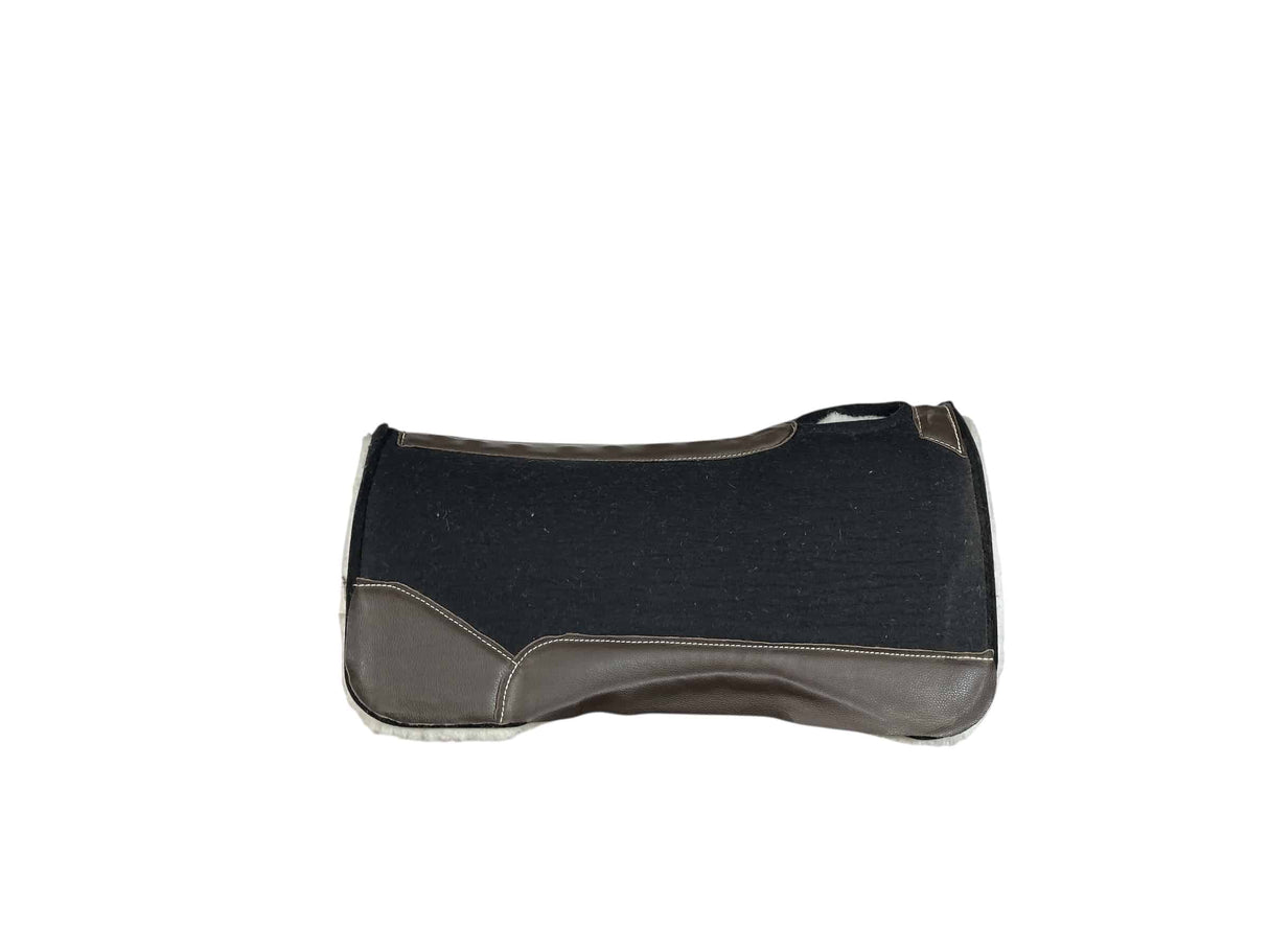 32x32 1" Black Kush Fleece Saddle Pad (#122587)
