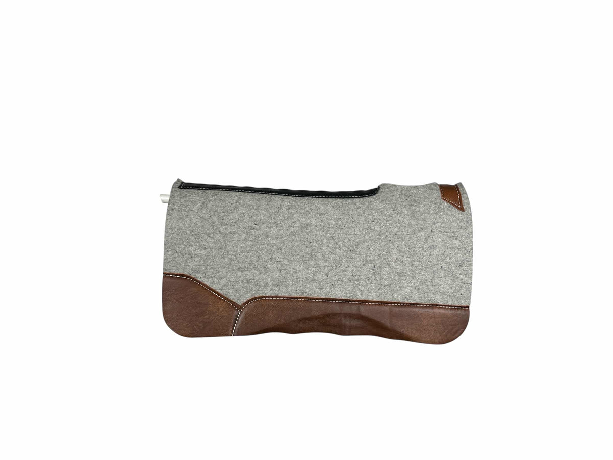 32x32 1" Kush Gray Wool Saddle Pad (#122714)