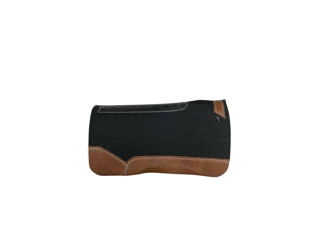 30x30 3/4" Black Kush Wool Saddle Pad (#122735)