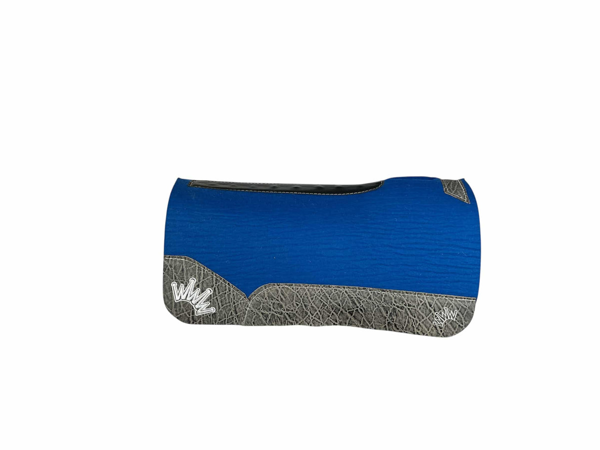 30x30 3/4" Blue Kush Wool Saddle Pad (#122759)
