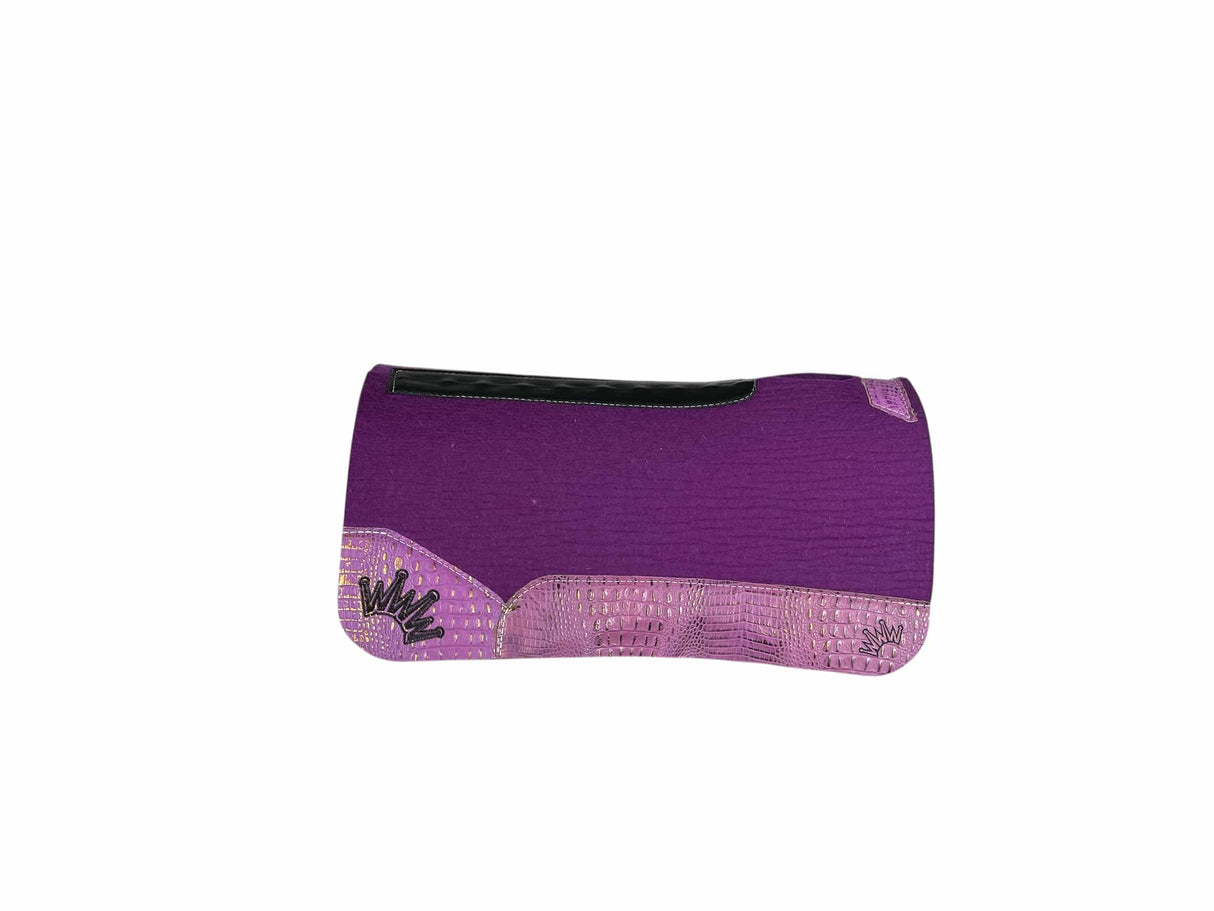 30x30 3/4" Kush Purple Wool Saddle Pad (#122750)