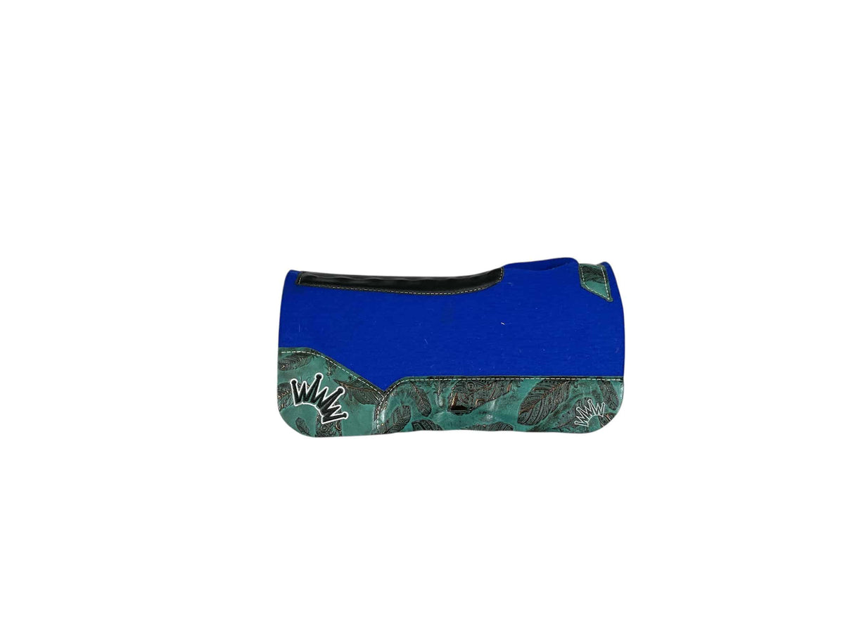 25x25 3/4" Blue Kush Wool PONY Saddle Pad (#122747)
