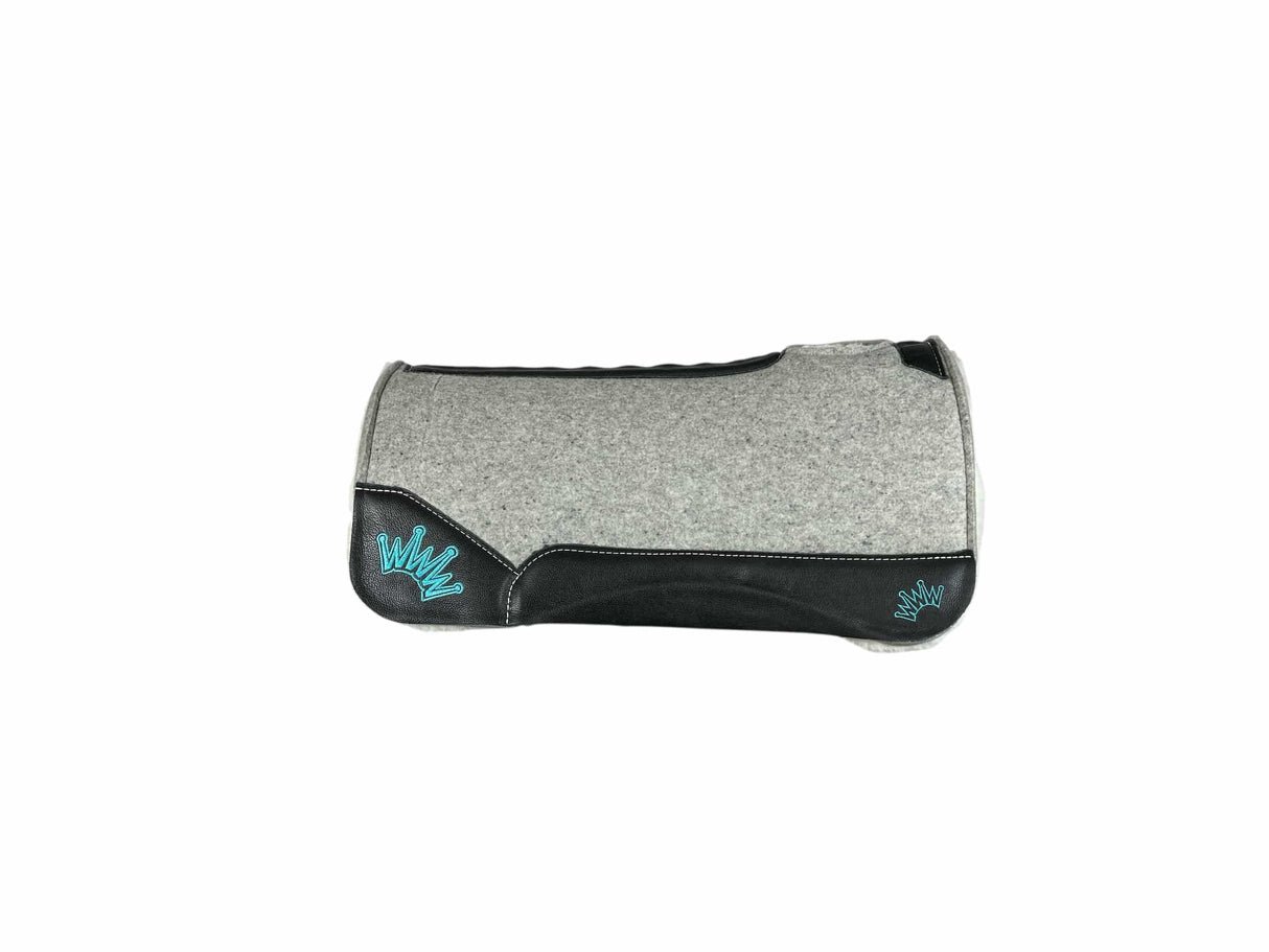 30x30 3/4" Gray Kush Fleece Saddle Pad (#123207)