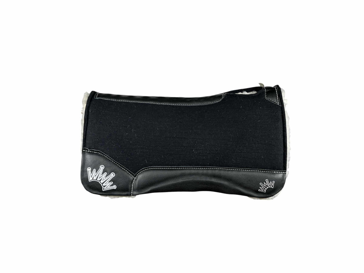 30x32 1" Black Kush Fleece Saddle Pad (#124071)