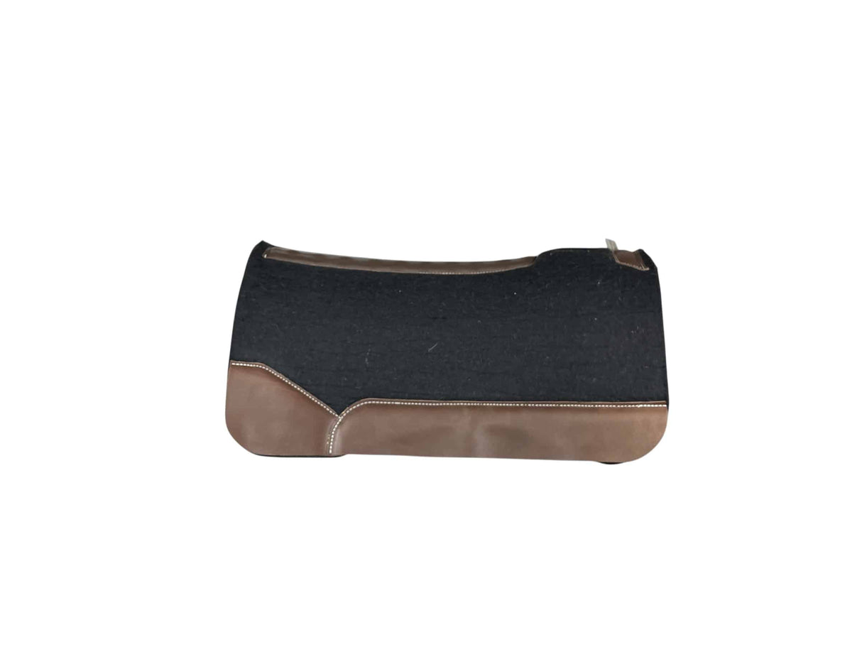 30x30 1.25" Black Kush Wool Saddle Pad (#124090)