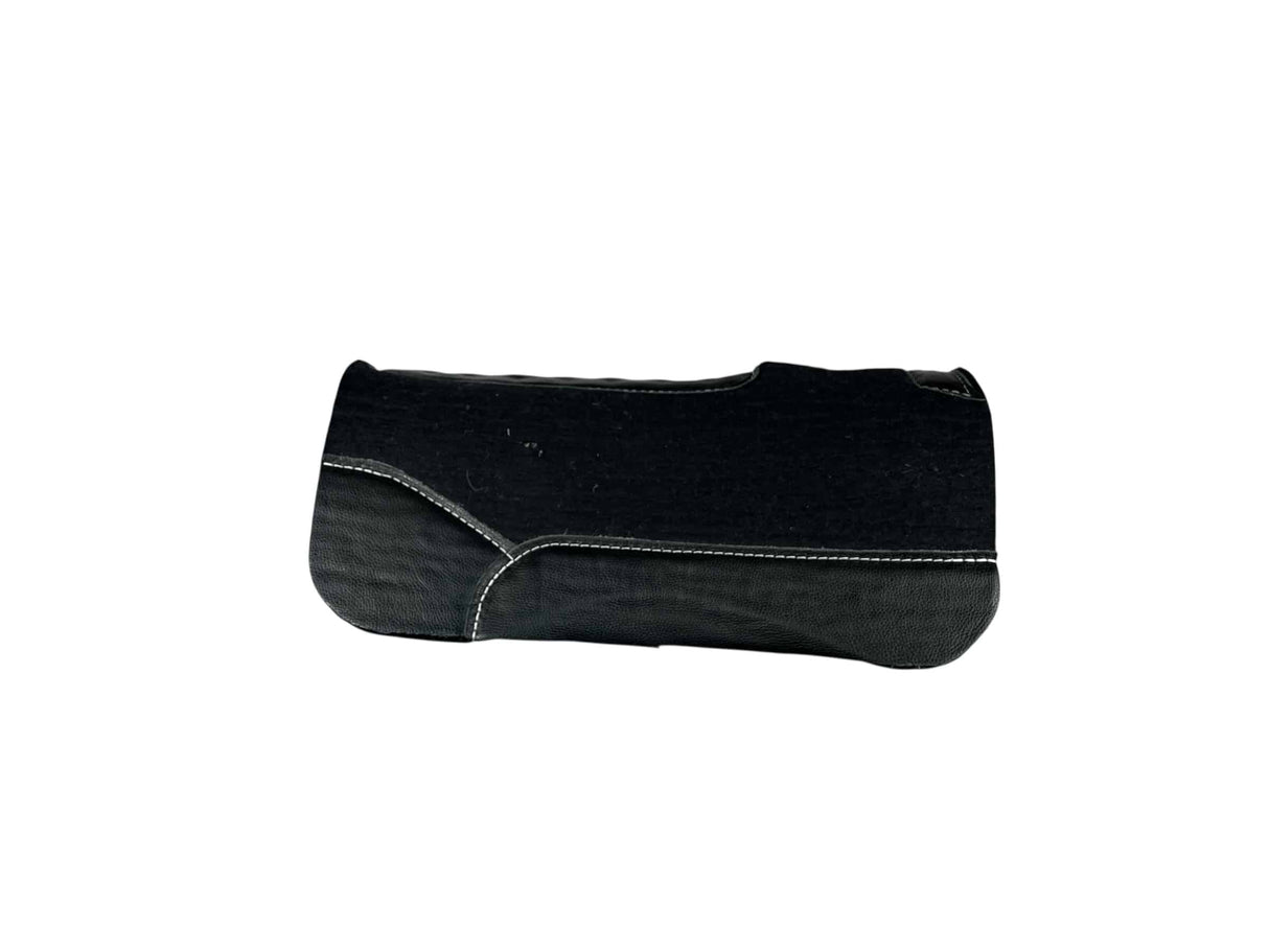 25x25 1" Black Kush Wool PONY Saddle Pad (#124080)