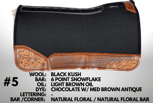 Custom Tooled Saddle Pad