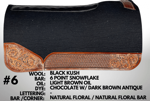 Custom Tooled Saddle Pad