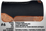 Custom Tooled Saddle Pad