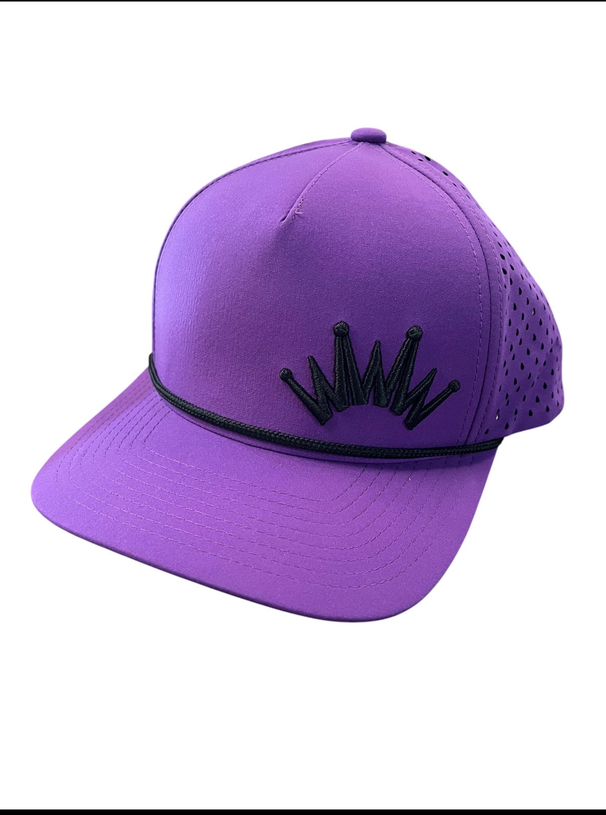 Purple Crown Blackout Hat
