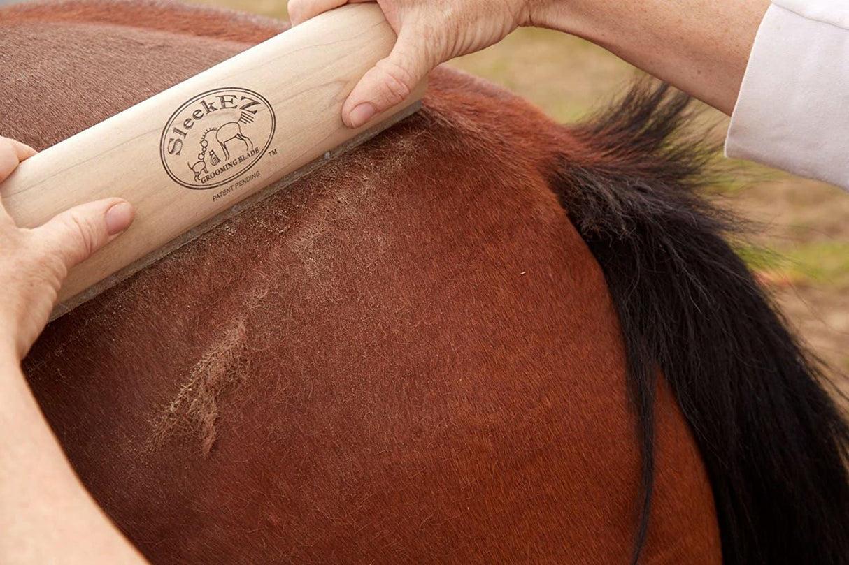 SleekEZ® Saddle Pad Brush &amp; Horse Grooming Tool