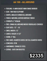 All Around - Best Ever Saddles - Custom Tooled