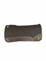 OG Saddle Pad with Brown Leather - Gold Best Ever Patch