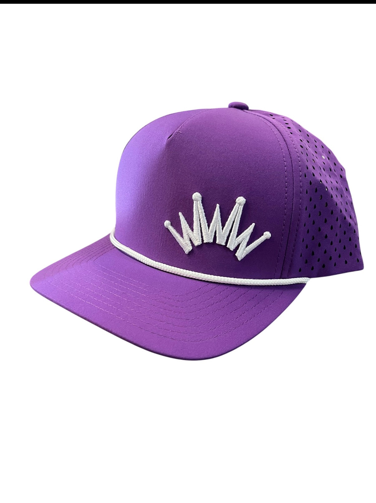 Purple White Crown Best Ever Hat