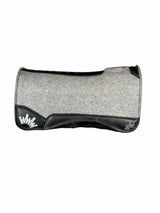 32x32 1" Gray Kush Fleece Saddle Pad (#108433)