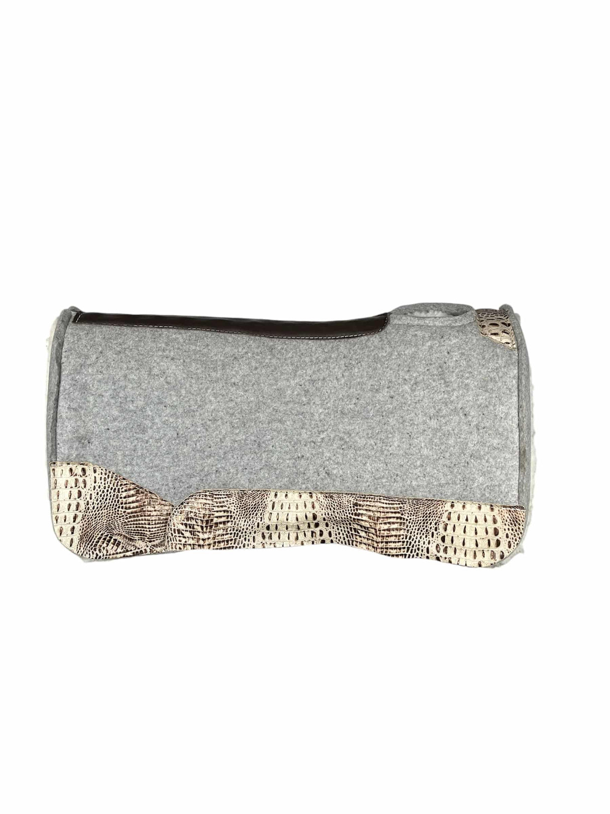32x32 3/4" Gray Kush Fleece Saddle Pad (#108451)