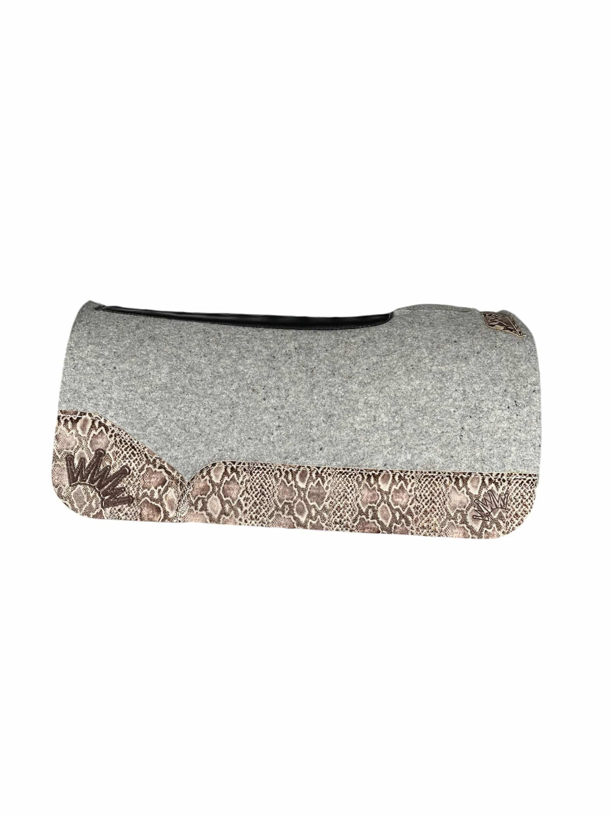 30x30 1" Kush Gray Wool Saddle Pad (#108444)