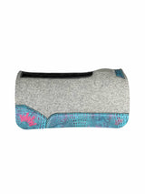 30x30 1" Kush Gray Wool Saddle Pad (#108813)