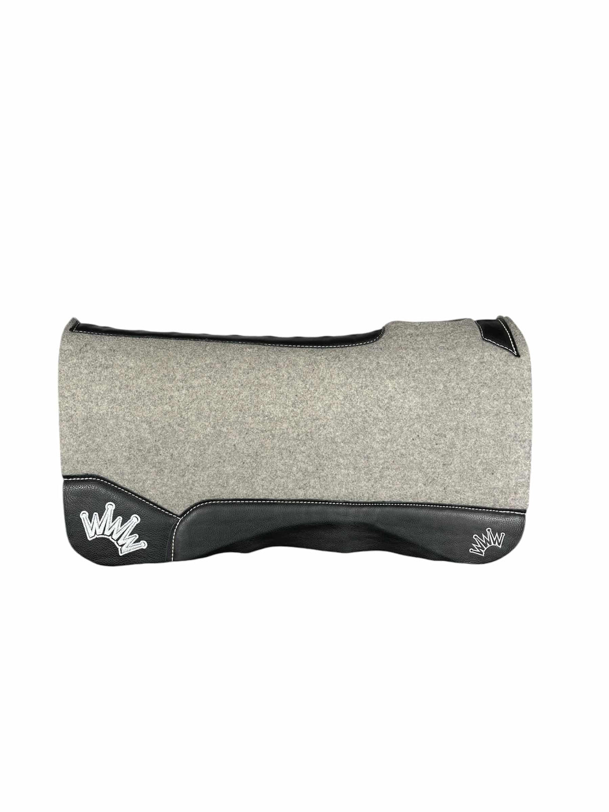 32x32 1.25" Kush Gray Wool Saddle Pad (#108898)