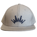 Flat Brim Denim Puff Crown