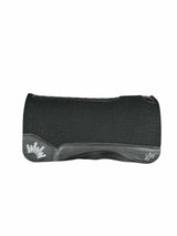 32x32 1.25" Kush Black Wool Saddle Pad (#110407)