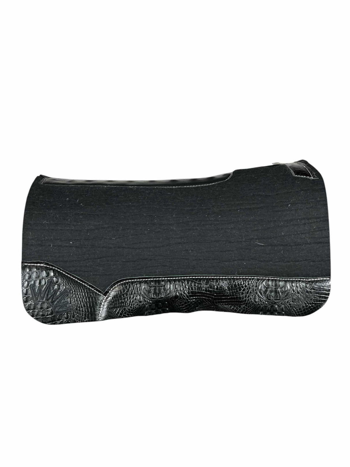 32x32 1.25" Kush Black Wool Saddle Pad (#110410)