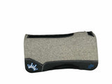 32x32 1" Kush Gray Wool Saddle Pad (#110418)