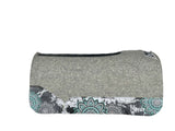 30x30 3/4" Kush Gray Wool Saddle Pad (#110425)