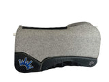 32x32 1.25" Kush Gray Wool Extended Open Wither Saddle Pad (#110460)