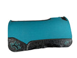 30x30 3/4" Kush Turquoise Wool Saddle Pad (#110478)