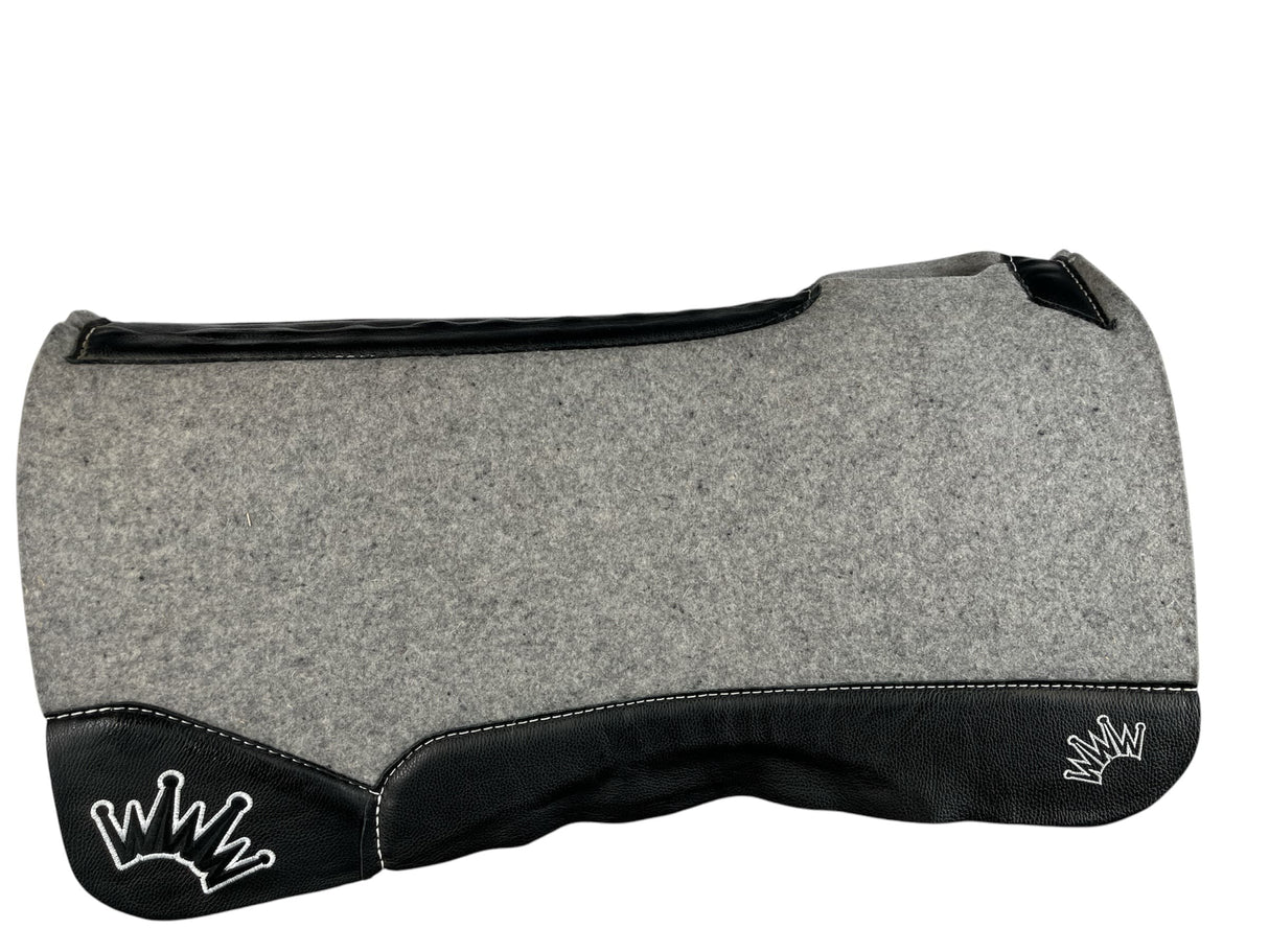 32x32 1" Kush Gray Wool Saddle Pad (#110480)