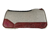 30x30 1" Gray Kush Fleece Saddle Pad (#110495)