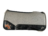 30x30 3/4" Gray Kush Fleece Saddle Pad (#110497)
