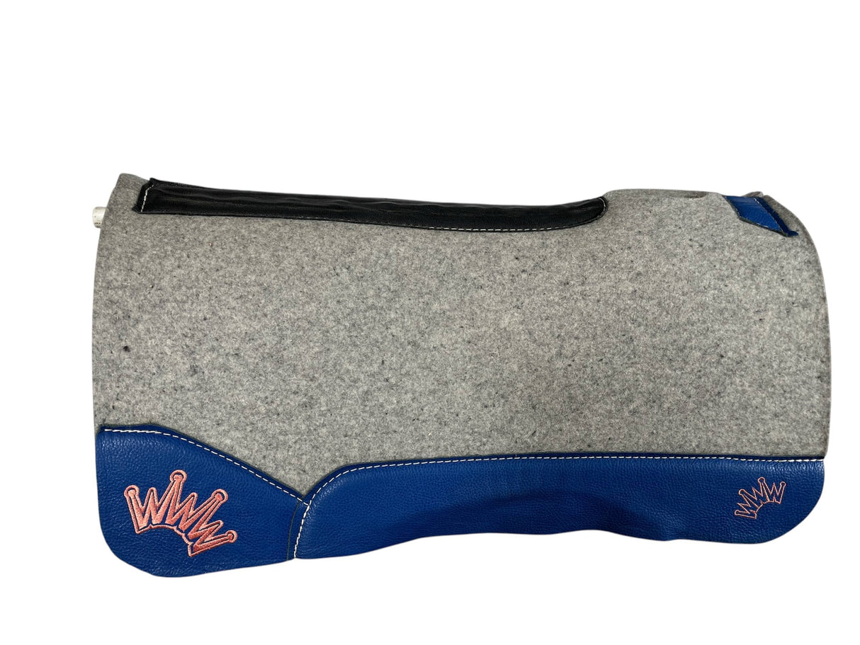 32x32 1" Kush Gray Wool Saddle Pad (#110539)