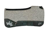28x28 3/4" Kush Gray Wool Saddle Pad (#110545)
