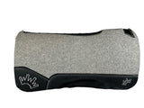 32x32 3/4" Kush Gray Wool Saddle Pad (#110543)