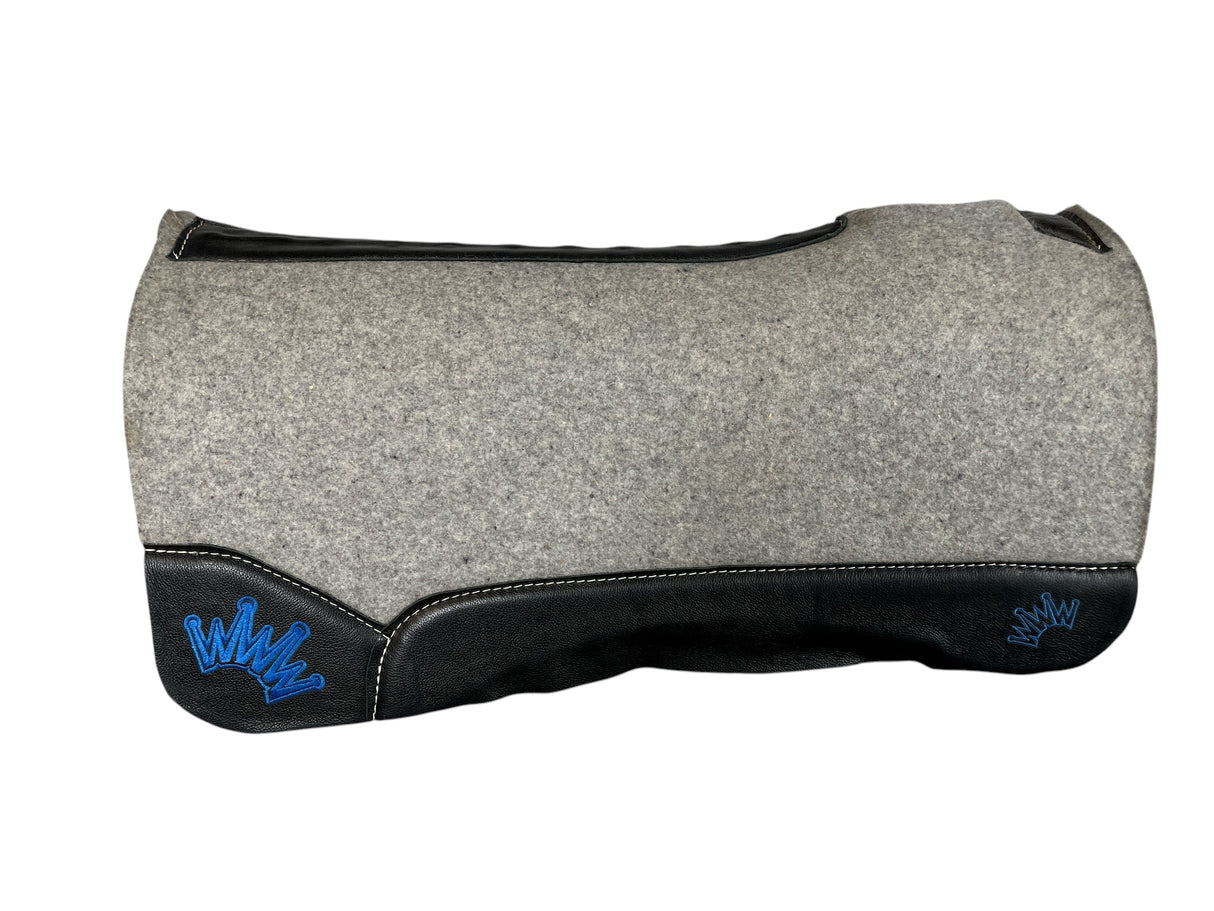 34x34 1" Kush Wool Gooseneck Contour Saddle Pad (#110556)