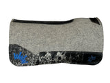 28x28 3/4" Kush Gray Wool Saddle Pad (#110584)