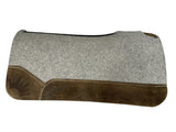 30x30 1.25" Kush Gray Wool Saddle Pad (#110586)
