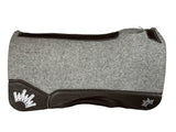 32x32 1" Kush Gray Wool Saddle Pad (#110575)