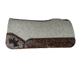 28x28 3/4" Kush Gray Wool Saddle Pad (#110694)